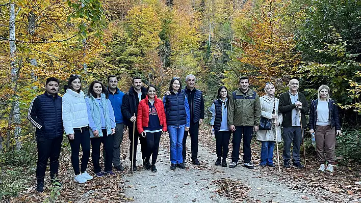 Kızılcasu'da doğa yürüyüşü