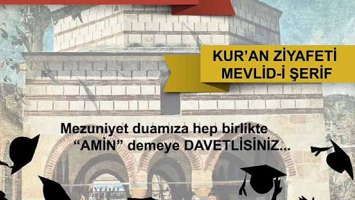 KÜ Öğrencileri Dualarla Mezun Oluyor