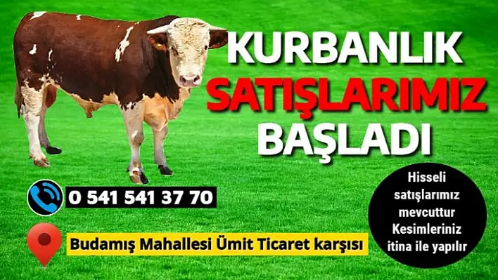 Kurbanlık satışlarımız başladı