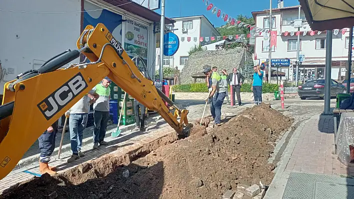 Küre'de doğal gaz çalışmaları devam ediyor