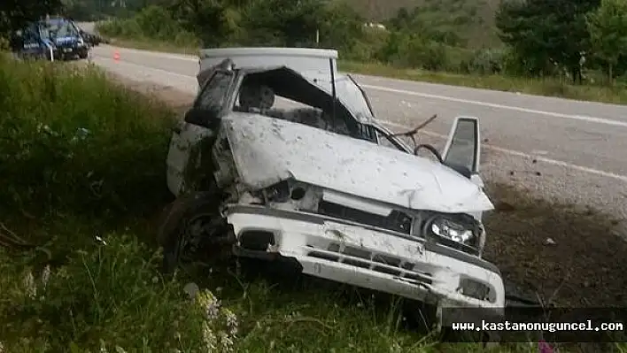 Küre'de Trafik Kazası: 1 Yaralı