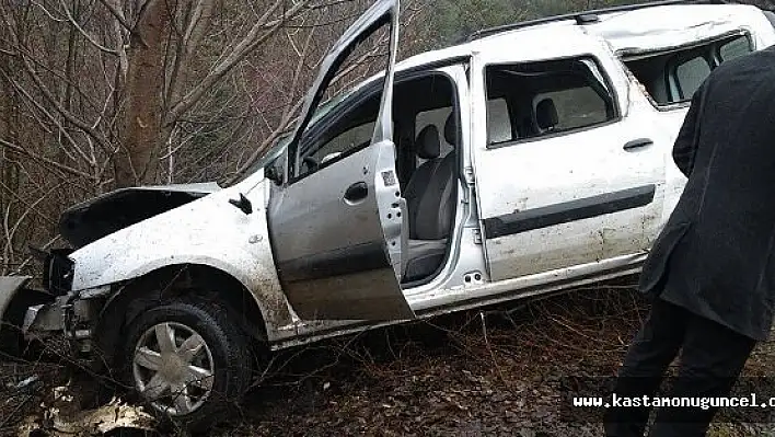 Küre'de Trafik Kazası: 1 Yaralı