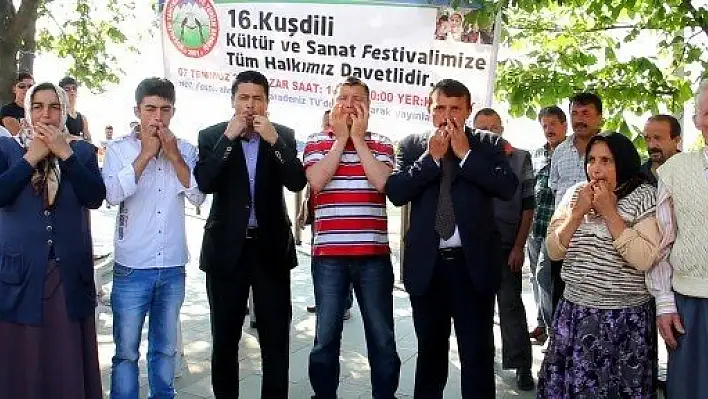 Kuşdili festivalinin tanıtımı yapıldı