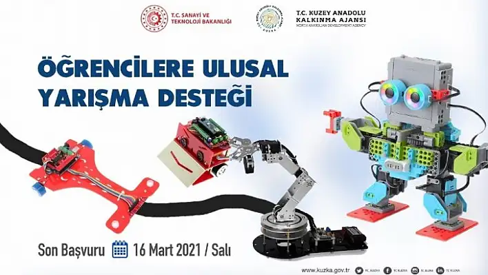 KUZKA'dan öğrencilere ulusal yarışma desteği