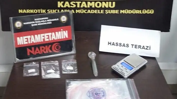 Metamfetaminle yakalandı!