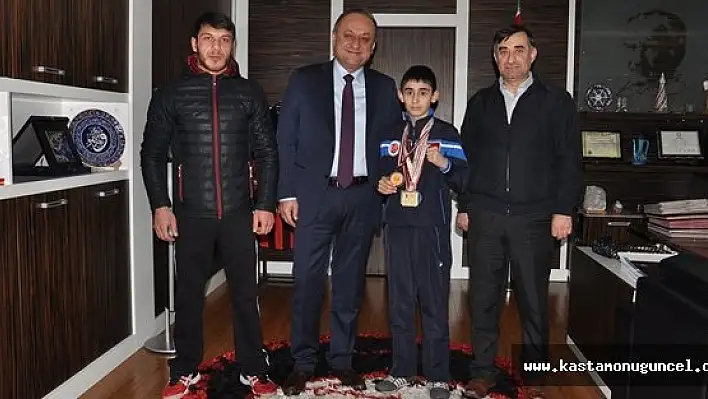 Muay Thai Balkan üçüncüsünden Babaş'a ziyaret