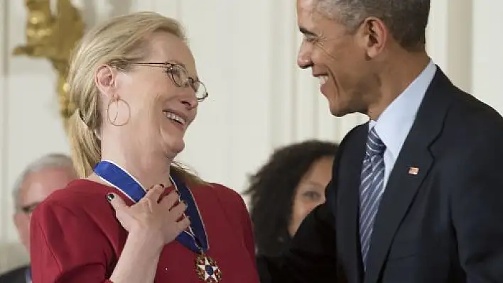 Obama, Meryl Streep'e aşık olduğunu söyledi