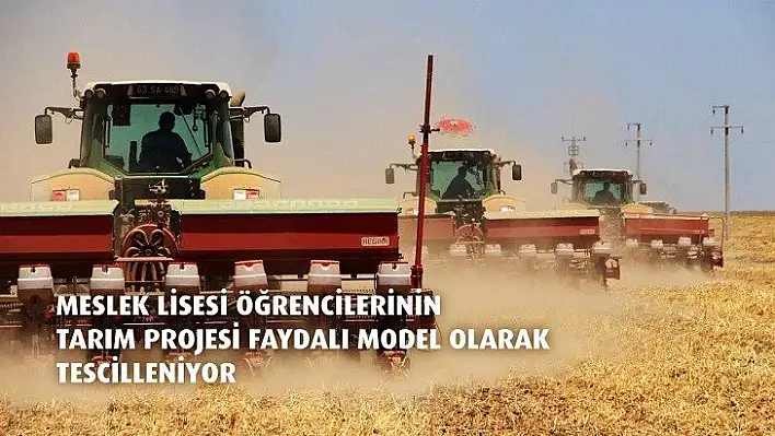 Öğrencilerin tarım projesi, faydalı model olarak tescilleniyor