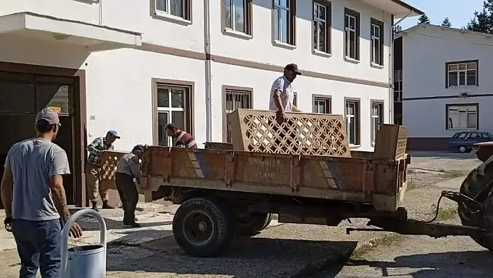 Daday'daki okullarda deprem güçlendirme çalışmaları