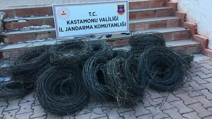 Ormanlık alandaki tel çitleri çaldılar: 3 gözaltı