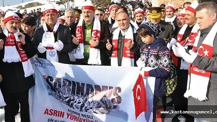 Sarıkamış Şehitleri İçin Yürüyüş Yapıldı