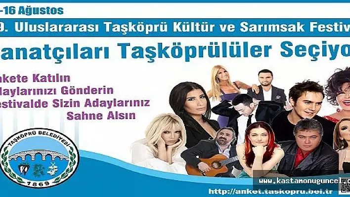 Sarımsak Festivali, Sanatçı Anketi Başladı