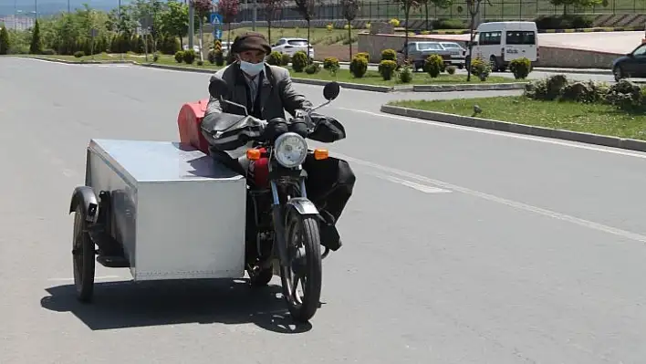 Sıfır aldığı motosikleti başına bela oldu