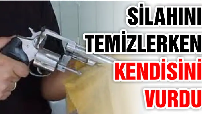 Silahını Temizlerken Kendisini Vurdu