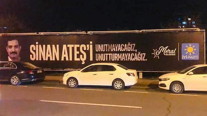 Sinan Ateş'i 'Unutmayacağız, unutturmayacağız'