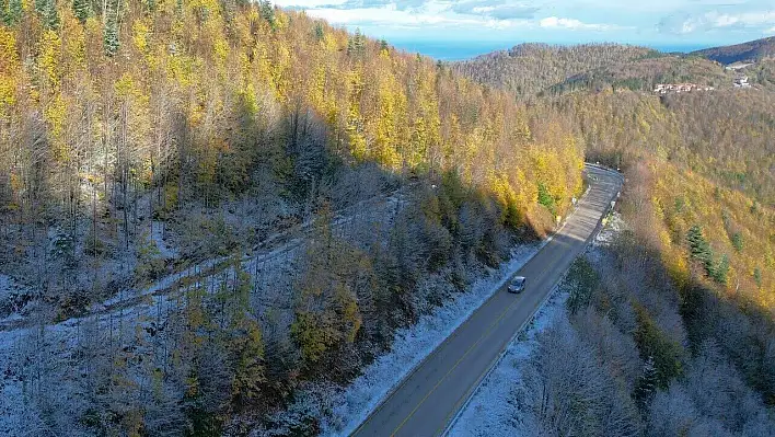 Sonbahar ve kış güzelliği bir arada