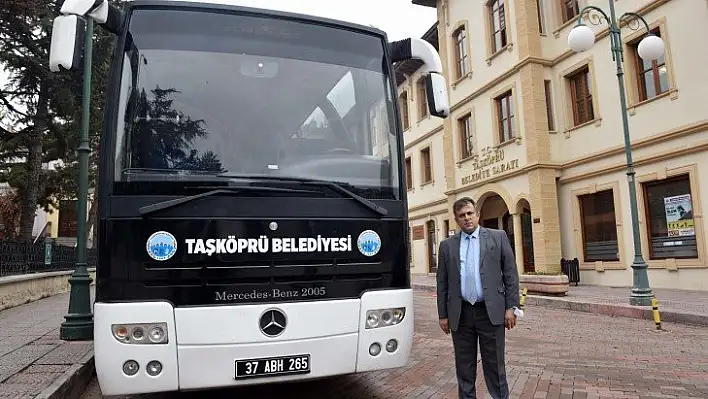 Taşköprü Belediyesine 46 kişilik otobüs alındı