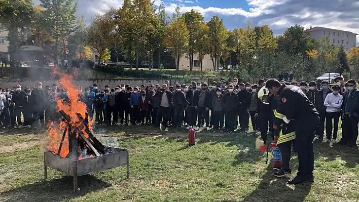 Taşköprü'de yangın tatbikatı