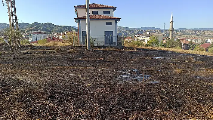 Tosya'da çıkan ot yangını söndürüldü