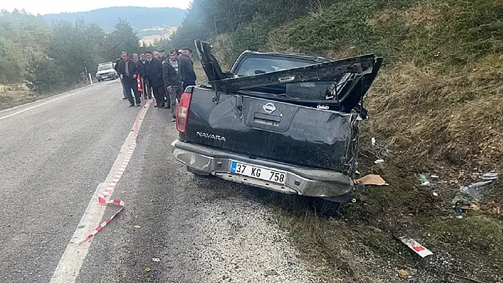 Tosya'da kaza! 1 ölü, 1 yaralı