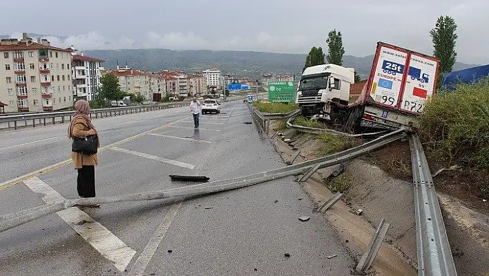 Tosya'da trafik kazası: 1 yaralı