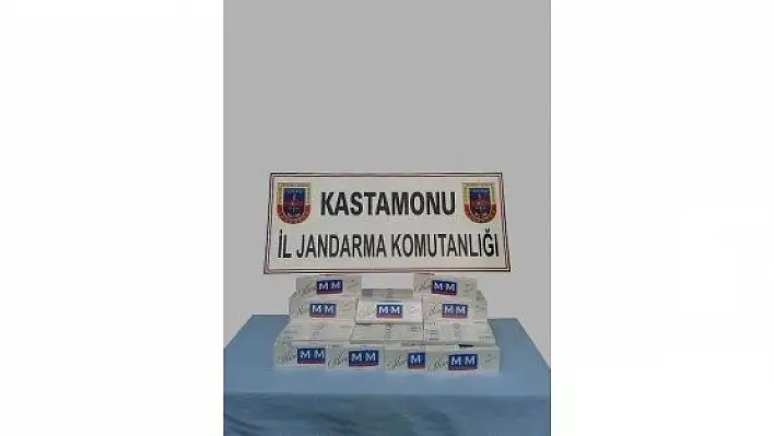 Kastamonu'da Kaçak Sigara Yakalandı