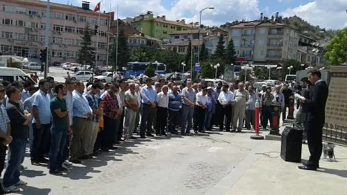 Tosya'da İsrail Protesto Edildi