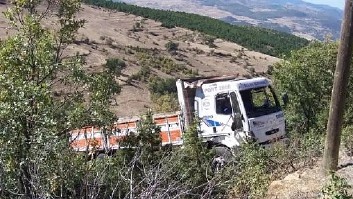 Tosya'da Kamyon Dereye Uçtu: 1 Ölü, 1 Yaralı 