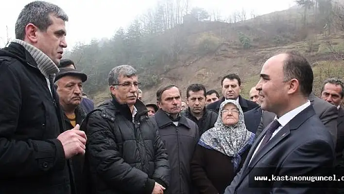 Vali Günaydın Heyelan Bölgelerini İnceledi