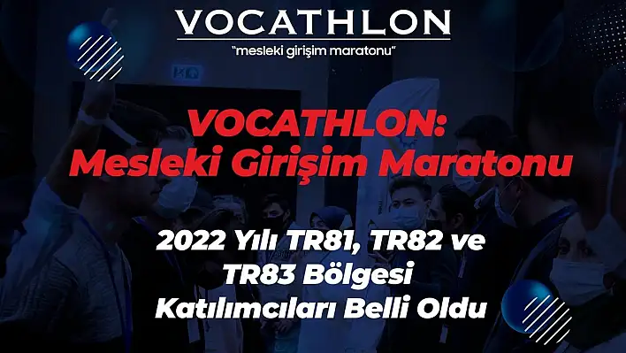 Vocathlon'da takımlar belli oldu