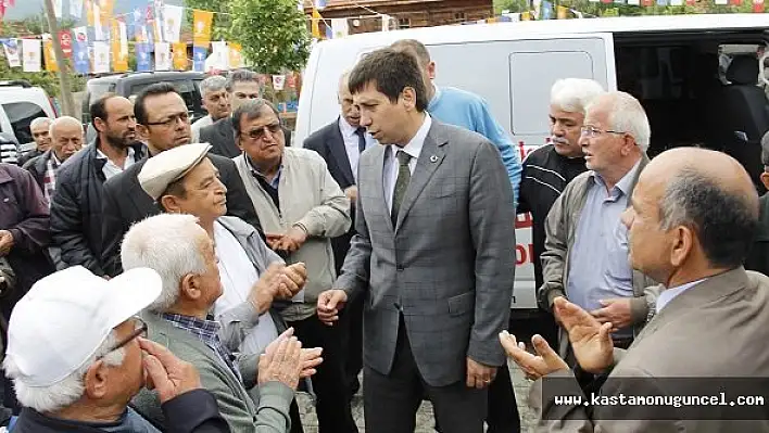 Yenidünya, Köy Pazarında Seçmenlerle Buluştu