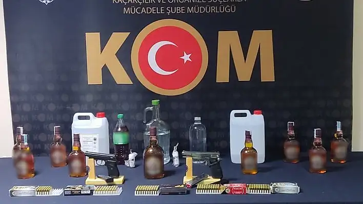 Yılbaşı öncesi kaçak içki operasyonu: 3 gözaltı