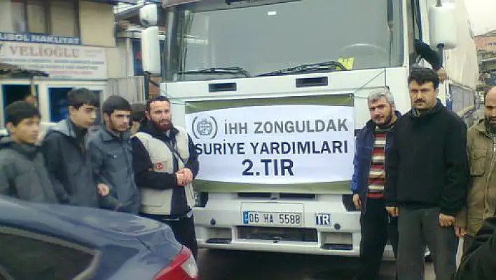 Zonguldak'tan Suriye'ye İkinci Yardım Tırı Yola Çıktı