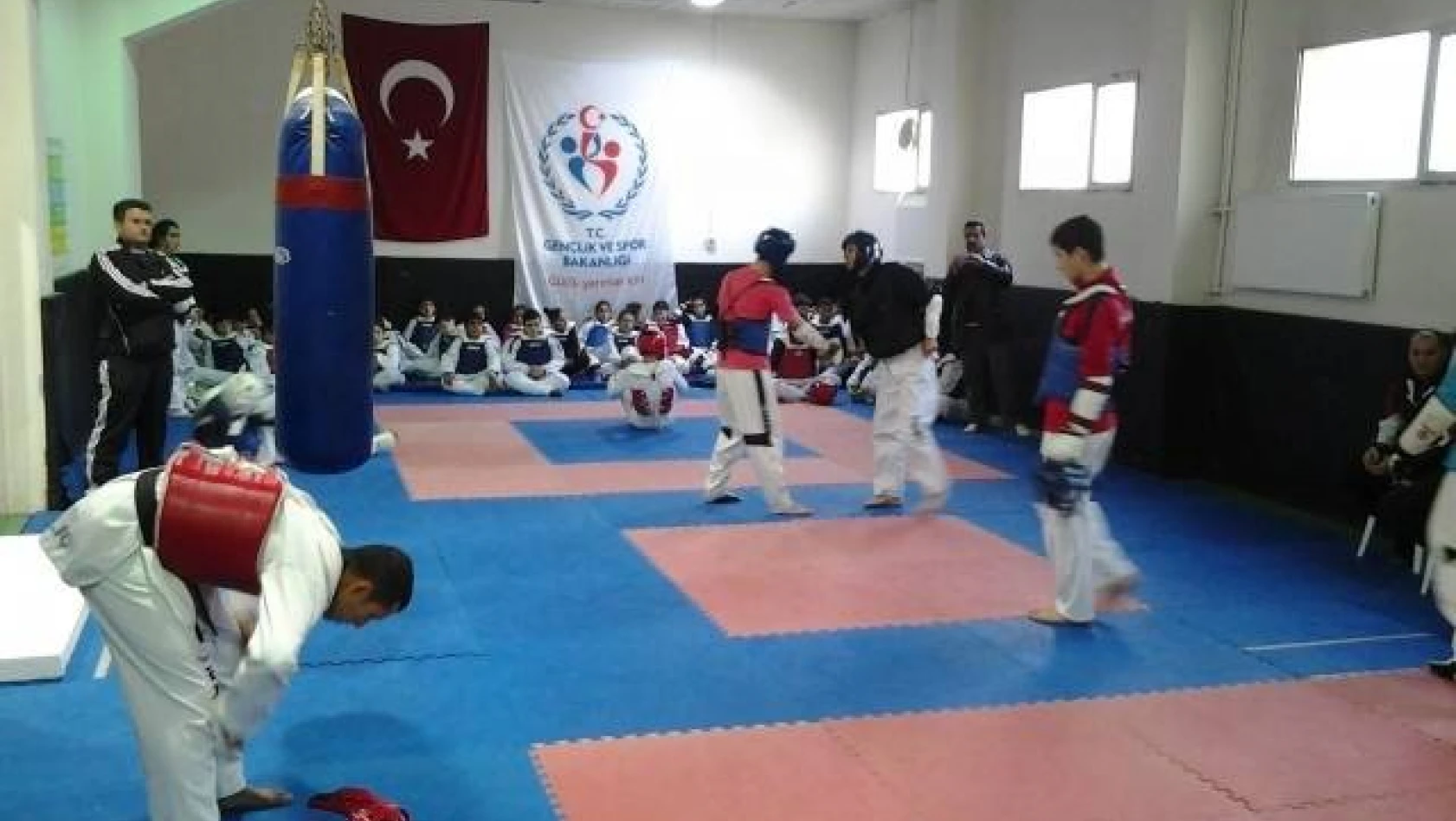 Kastamonu'da Ortak Taekwondo antrenmanı