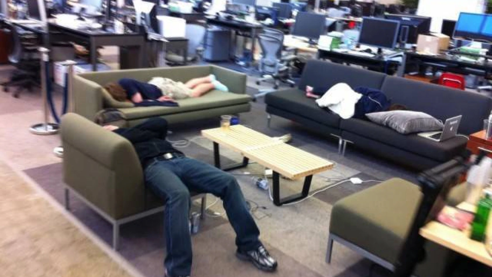 Mavi Dev 'Facebook'un çalışanları uyurken