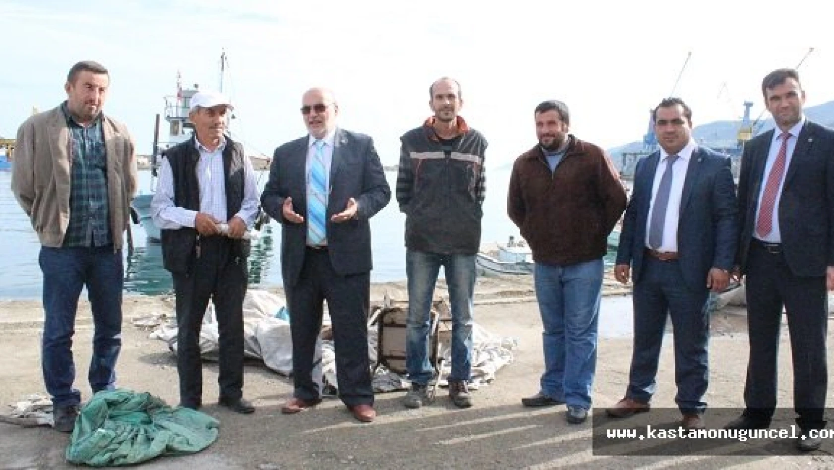 BBP'li Adaylar İnebolu Limanında İnceleme Yaptı