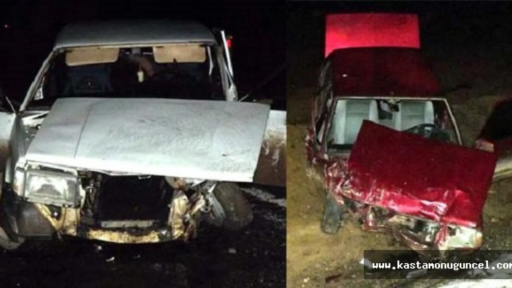 Kastamonu'da İki Araç Çarpıştı: 5 Yaralı