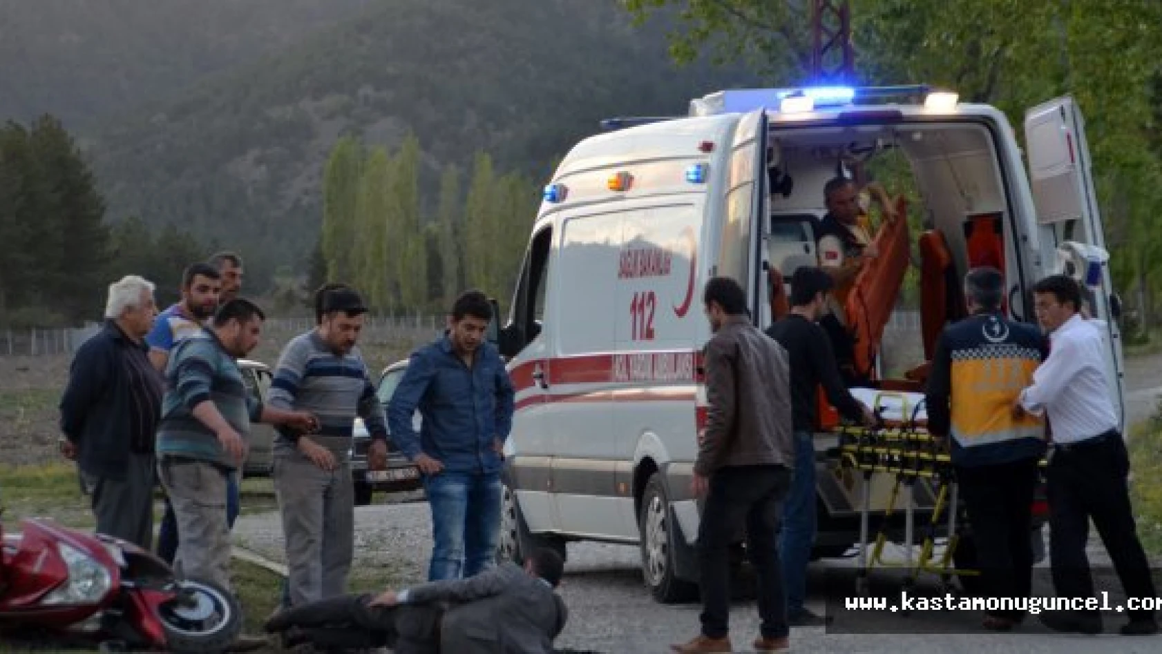Kastamonu'da Motosiklet Kazası: 1 Yaralı
