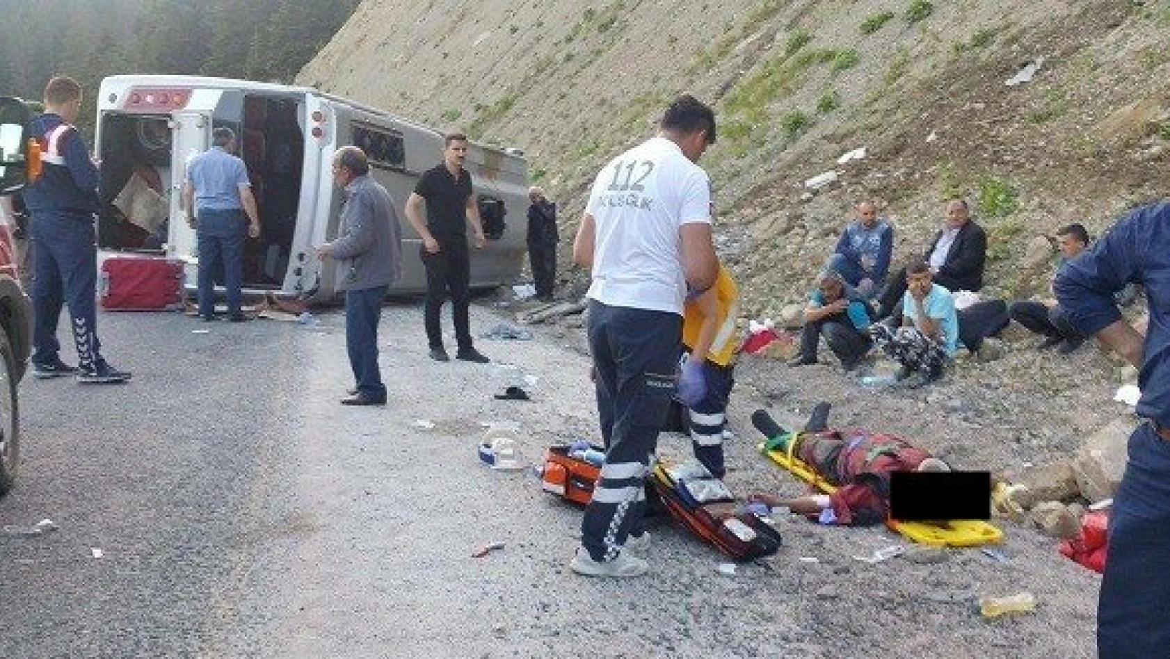 Ilgaz Dağı Derbent mevkiinde kaza: 15 Yaralı
