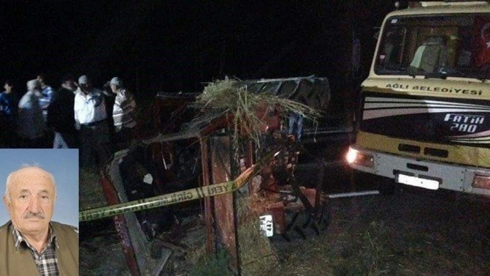 Kamyon ile traktör çarpıştı: 1 ölü, 2 yaralı