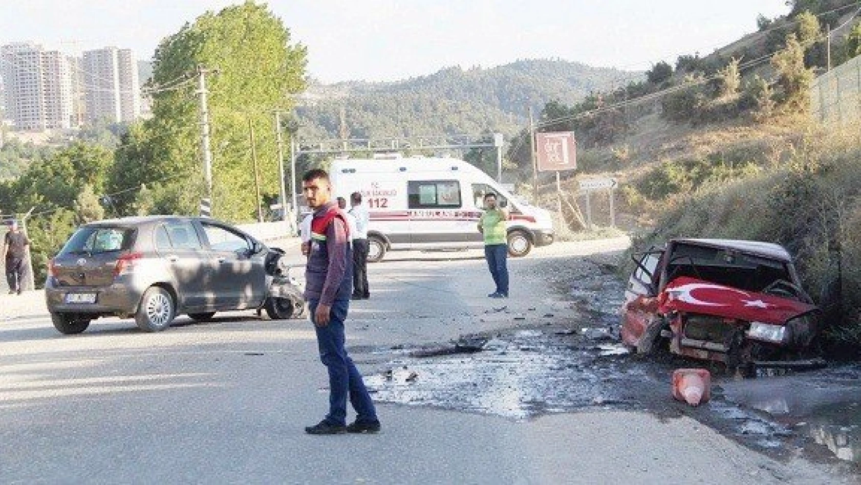 Kastamonu'da iki otomobil çarpıştı: 7 yaralı
