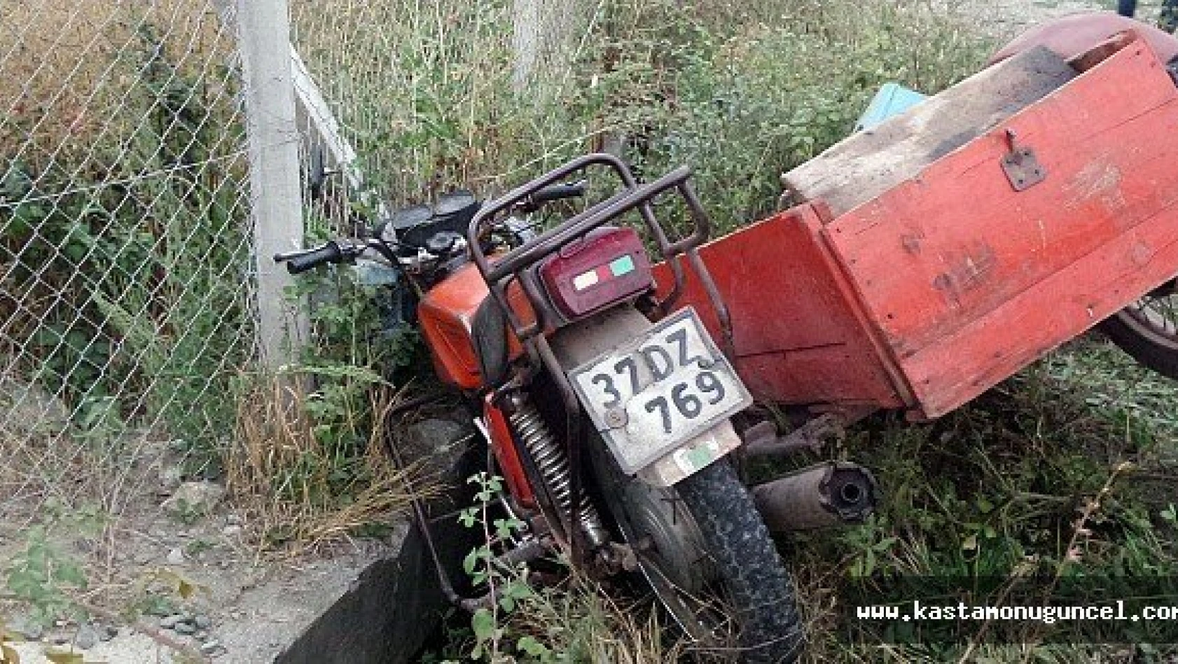 Tosya'da motosiklet kazası: 1 yaralı