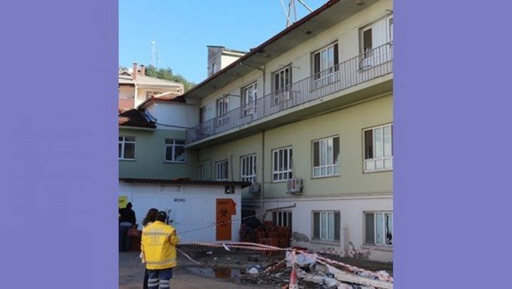 Kastamonu'da hastanenin çatısından düşen işçi öldü