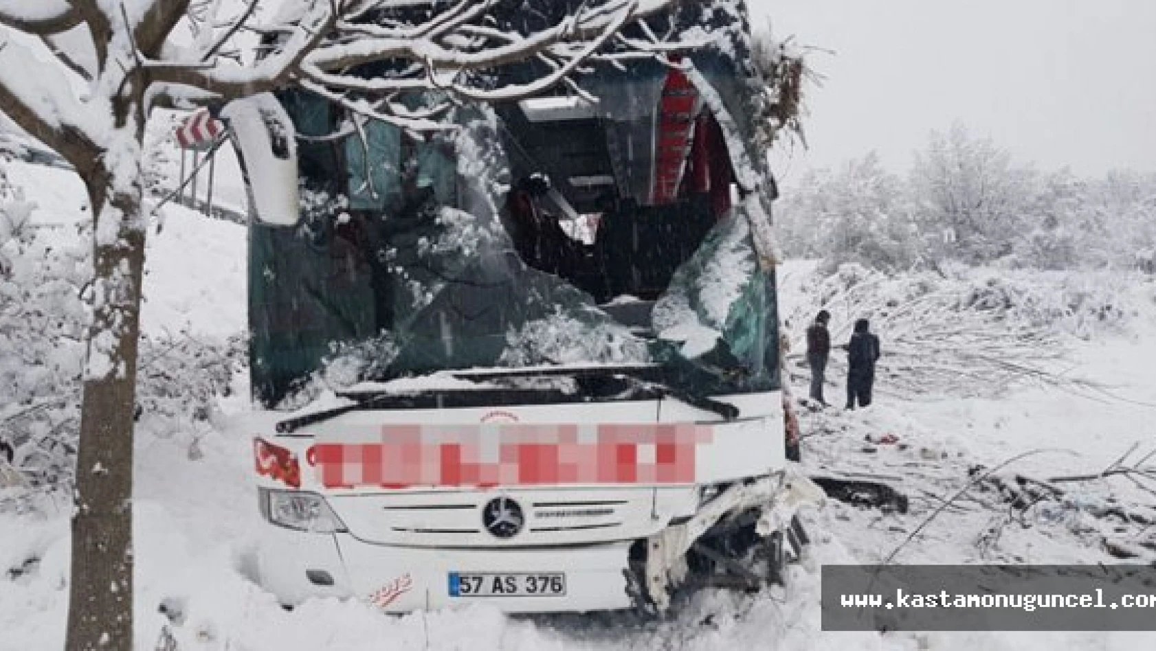Sinop'ta otobüs kazası: 5 ölü, 25 yaralı