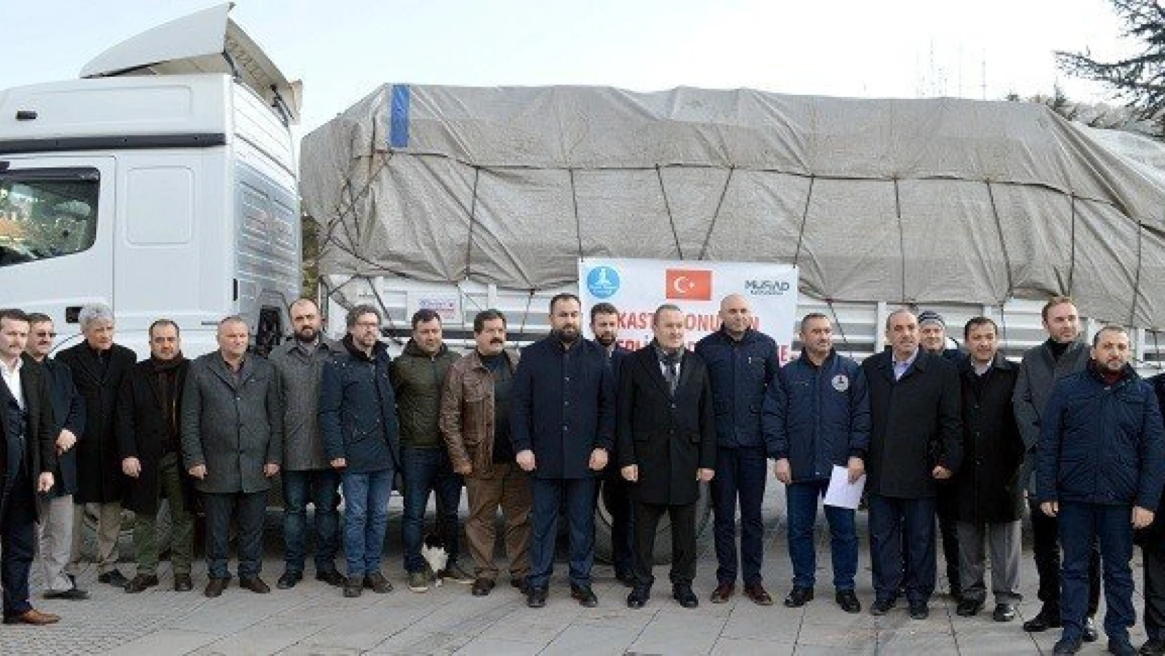 Deniz Feneri Derneği ile MÜSİAD'ın yardım TIR'ı, Halep'e uğurlandı