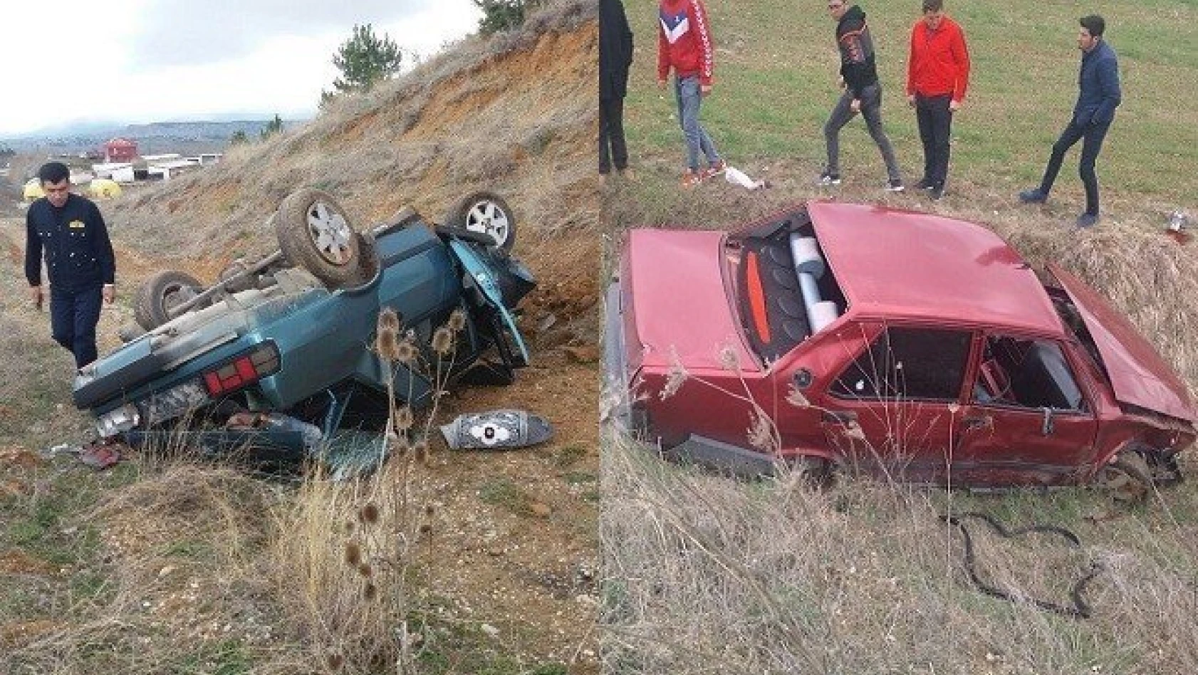 Kastamonu'da iki otomobil çarpıştı: 3 Yaralı