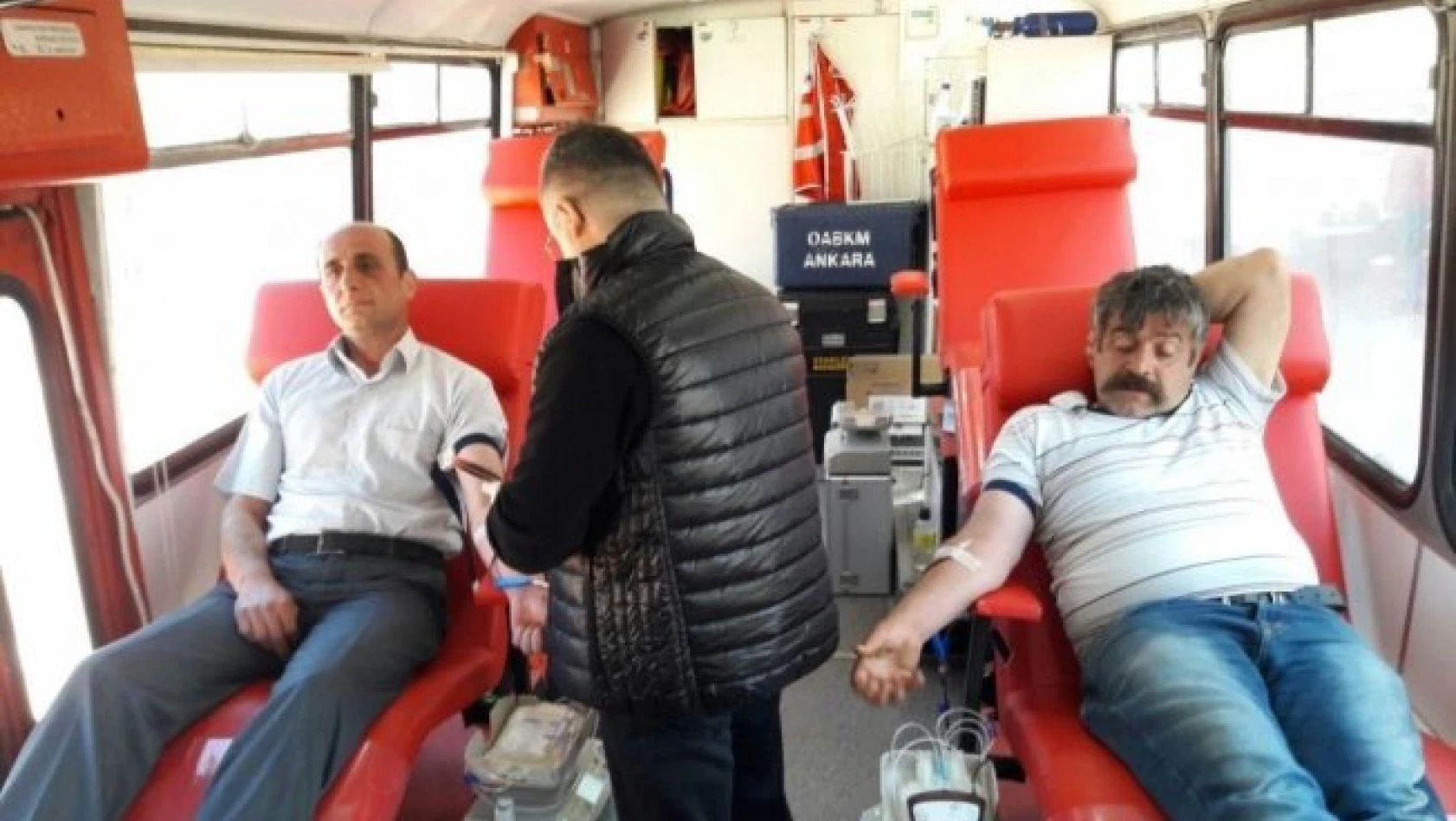 Hanönü'de kan bağışı kampanyasına yoğun ilgi