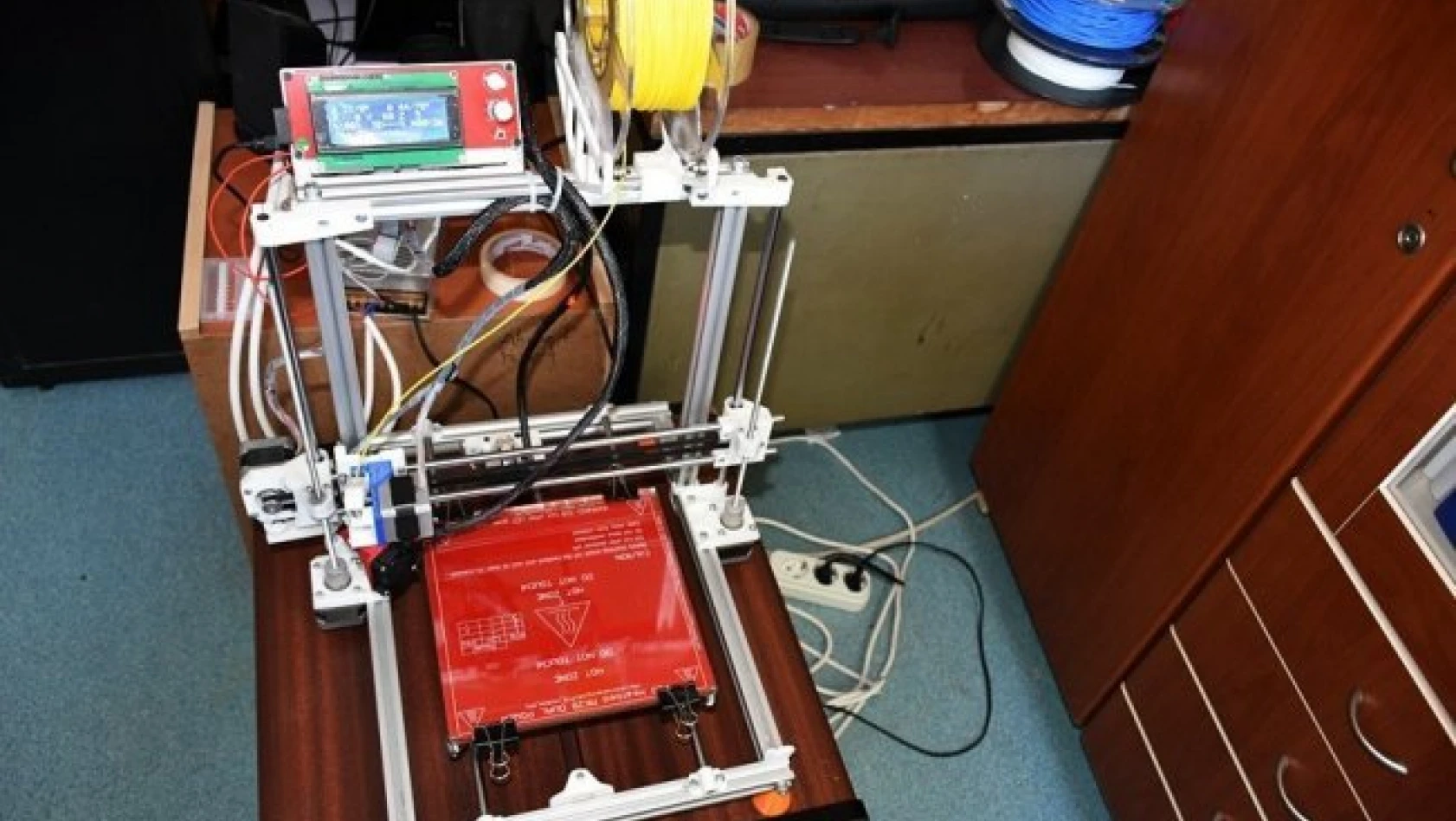 Tosya'da öğrenciler 3D yazıcı yaptı