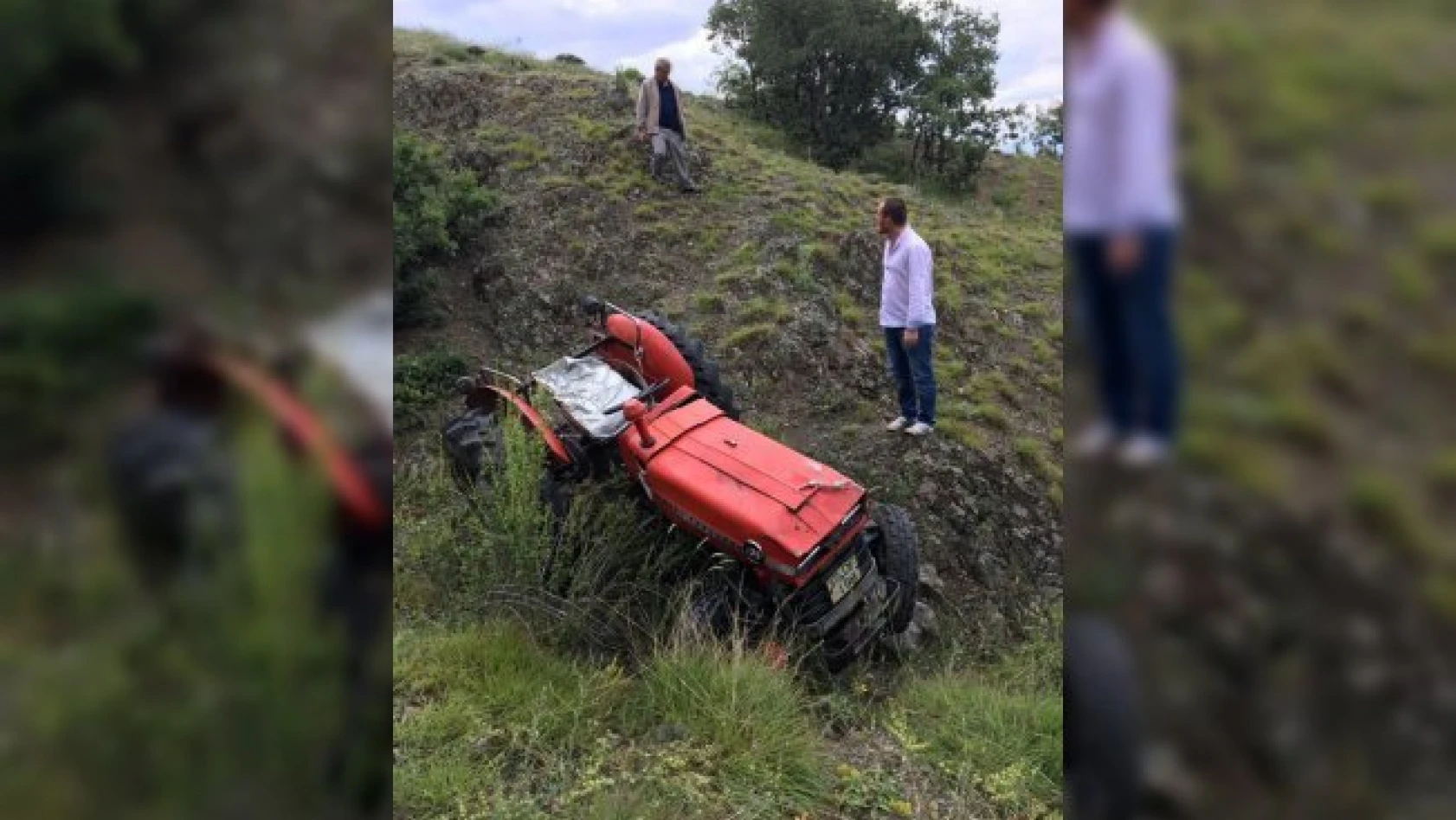 Kastamonu'da traktör uçuruma yuvarlandı:1 yaralı