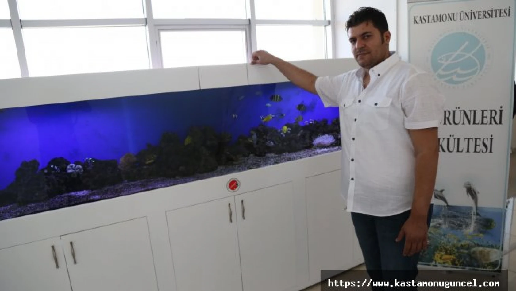 Kastamonu Üniversitesinde okyanus akvaryumu oluşturuldu